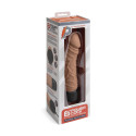 Классический массажер 6.5" Girthy Realistic Vibrator мокка