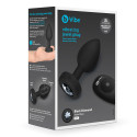 Вибрирующая втулка Vibrating Jewel Plug M/L черного цвета