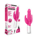 Тонкий кролик-реалистик с двойным проникновением SLIM DOUBLE PENETRATION розовый