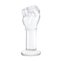 Анальный фистинг-плаг из стекла 5 in Glass Fist Butt Plug