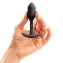 Профессиональная пробка для ношения B-vibe Snug Plug 1 черная