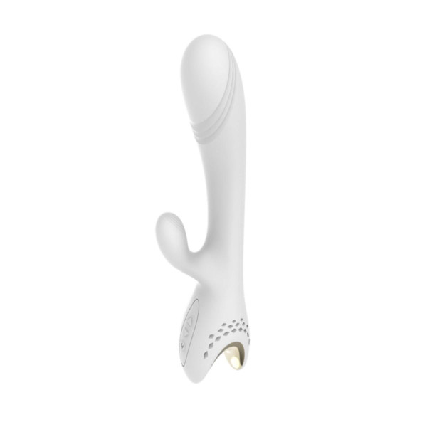 Мощный белый вибромассажер-кролик VX007 Strong Rabbit Vibrator