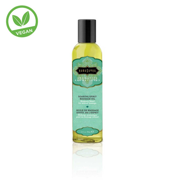 Срок до 30.11.2026 Тонизирующее массажное масло KamaSutra® Aromatic massage oil Soaring spirit 59 мл