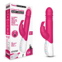 Пульсирующий розовый вибромассажер с двумя виброэлементами G-SPOT THRUSTING RABBIT