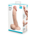Анальный изогнутый фаллоимитатор SLIPSKIN REALISTIC CURVED 10 in