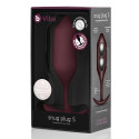 Профессиональная пробка для ношения B-vibe Snug Plug 5 бордо