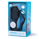 Вибрирующий плаг с кольцом для эрекции Vibrating Snug & Tug размер XL