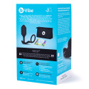 Вибрирующий плаг с кольцом для эрекции Vibrating Snug & Tug размер XL