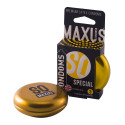 Презервативы в железном кейсе точечно-ребристые MAXUS Special №3 - 1 уп (3 шт)