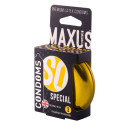 Презервативы в железном кейсе точечно-ребристые MAXUS Special №3 - 1 уп (3 шт)
