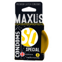 Презервативы в железном кейсе точечно-ребристые MAXUS Special №3 - 1 уп (3 шт)