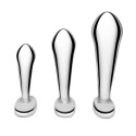 Набор стальных стимуляторов простаты STAINLESS STEEL P-SPOT TRAINING SET