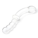 Анально-вагинальный фаллоимитатор 12,5 in Girthy Double Sided Dong With Anal Bead Grip Handle