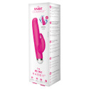 Розовый кролик с клиторальным стимулятором MINI RABBIT