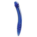 Двухголовый рельефный стимулятор 11 in Double-sided Glass Dildo For G-Spot P-Spot Stimulation