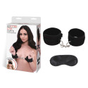 Мягкие черные универсальные фиксаторы Love Cuffs