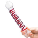 Большой стимулятор с красной спиралью 10in MR. SWIRLY DILDO