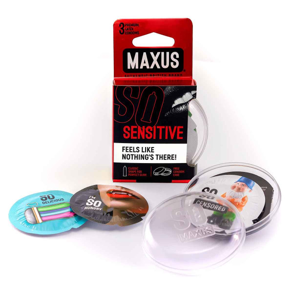 Презервативы ультратонкие MAXUS AIR Sensitive №3 п/к