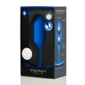 Профессиональная пробка для ношения B-vibe Snug Plug 4 синяя