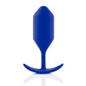 Профессиональная пробка для ношения B-vibe Snug Plug 4 синяя