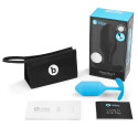 Профессиональная пробка для ношения B-vibe Snug Plug 3 голубая