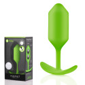 Профессиональная пробка для ношения B-vibe Snug Plug 3 лайм