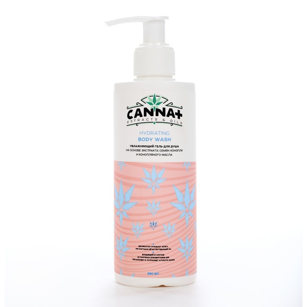 Увлажняющий гель для душа CANNA+ Hydrating Body Wash 250 мл