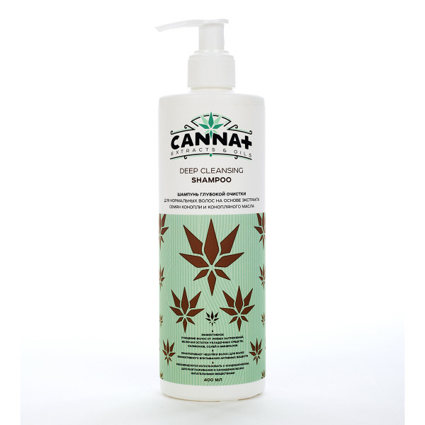 Шампунь глубокой очистки CANNA+ Deep Cleansing Shampoo 400 мл