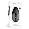 Премиум-вибратор из металла и силикона Le Wand Point темный хром