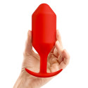 Профессиональная пробка для ношения B-vibe Snug Plug 6 красная