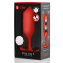 Профессиональная пробка для ношения B-vibe Snug Plug 6 красная