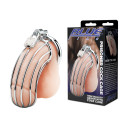Металлическая клетка с замком для сексуальных пыток члена Prisoner Cock Cage