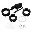 Клетка для пениса черная Silicone Small 2 in Cock Cage With Ball Divider
