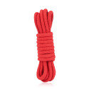 Красная хлопковая веревка 3 м для связывания Bondage Rope