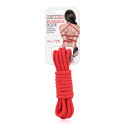 Красная хлопковая веревка 3 м для связывания Bondage Rope