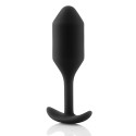 Профессиональная пробка для ношения B-vibe Snug Plug 2 черная