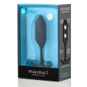 Профессиональная пробка для ношения B-vibe Snug Plug 2 черная