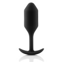 Профессиональная пробка для ношения B-vibe Snug Plug 2 черная