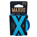 Презервативы в железном кейсе классические MAXUS Classic №3 - 1 уп (3 шт)