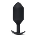 Профессиональная пробка для ношения B-vibe Snug Plug 7 черная