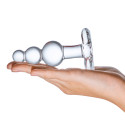 Анальная елочка с 3-мя шариками Butt Plug with Tapered Base