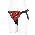 Красные трусы-джоки для страпона Red Heart Strap-on Harness