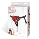 Красные трусы-джоки для страпона Red Heart Strap-on Harness