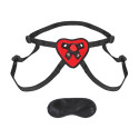 Красные трусы-джоки для страпона Red Heart Strap-on Harness