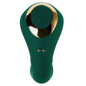 Вибромассажер с тремя независимыми моторами Cobra Clitoral Vibrator изумрудный
