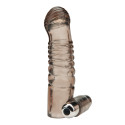 Насадка на пенис с вибрацией  5,25in Vibrating Penis Enhancing Sleeve Extension