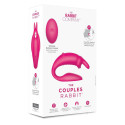 Кролик-вивайб для пар THE COUPLES RABBIT розовый 