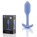 Профессиональная пробка для ношения B-vibe Snug Plug 1 сирень