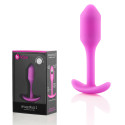 Профессиональная пробка для ношения B-vibe Snug Plug 1 фуксия