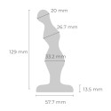 Анальный стальной фаллоимитатор для простаты STAINLESS STEEL ANAL BEADS